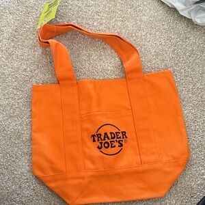Trader Joe's Orange Tote Bag